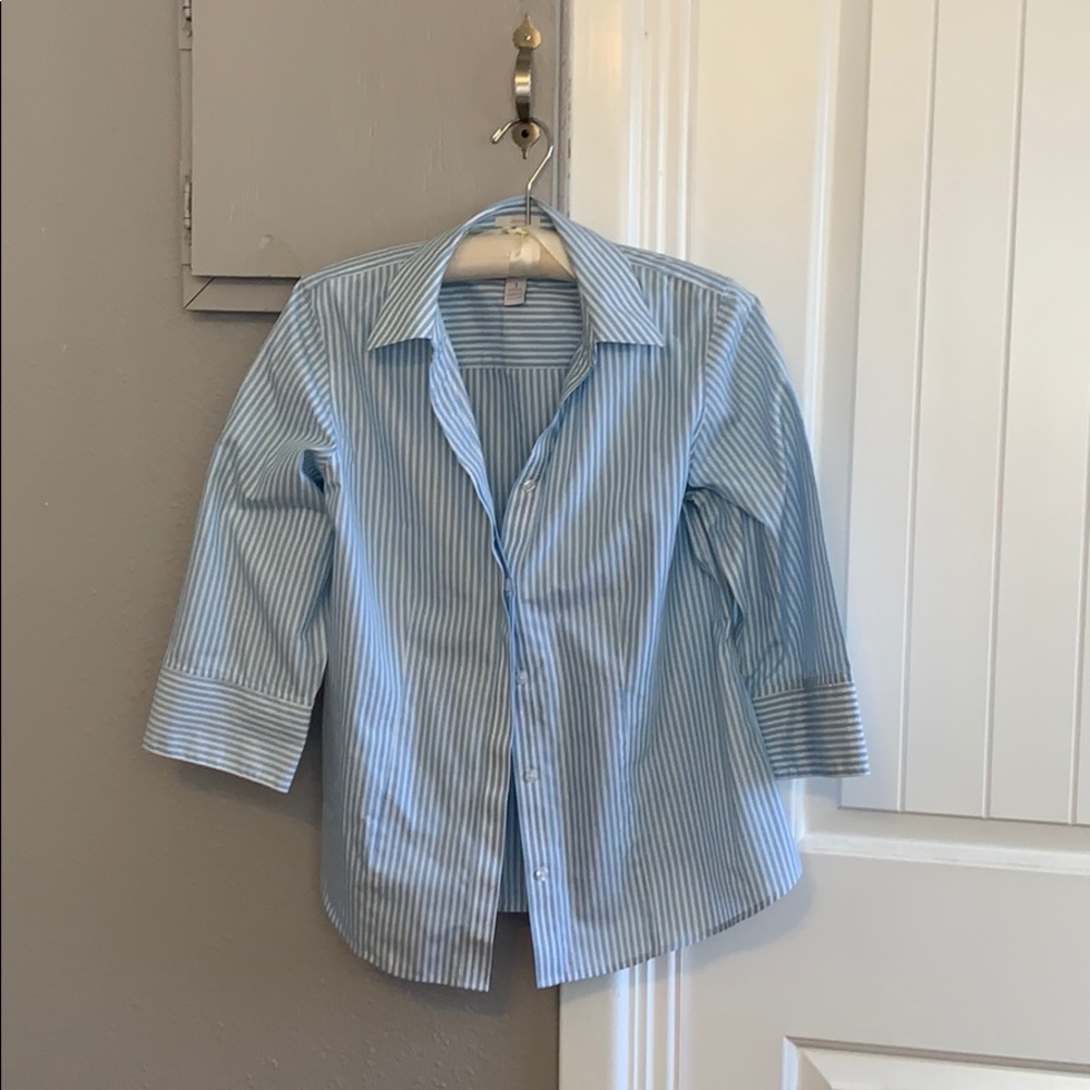 Chico’s, No-Iron, Button Down, Chico’s Size 1 (8)